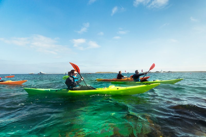 Kayak en rade de Brest © Yannick Derennes