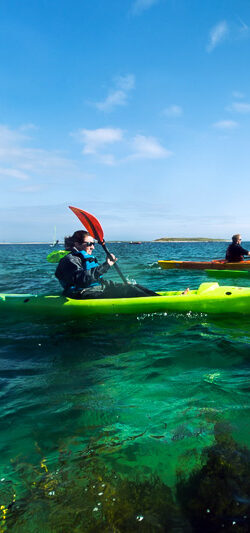 Privé : Kayak
 en rade de Brest