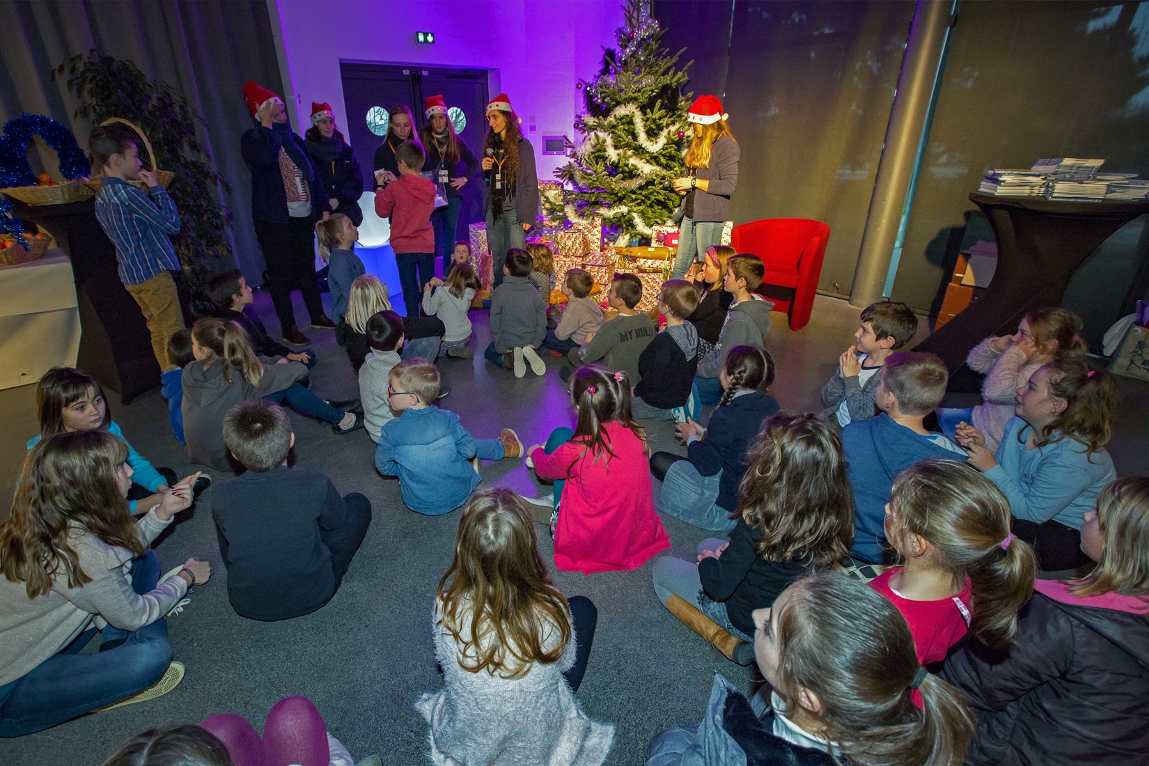 Remise des cadeaux © Océanopolis