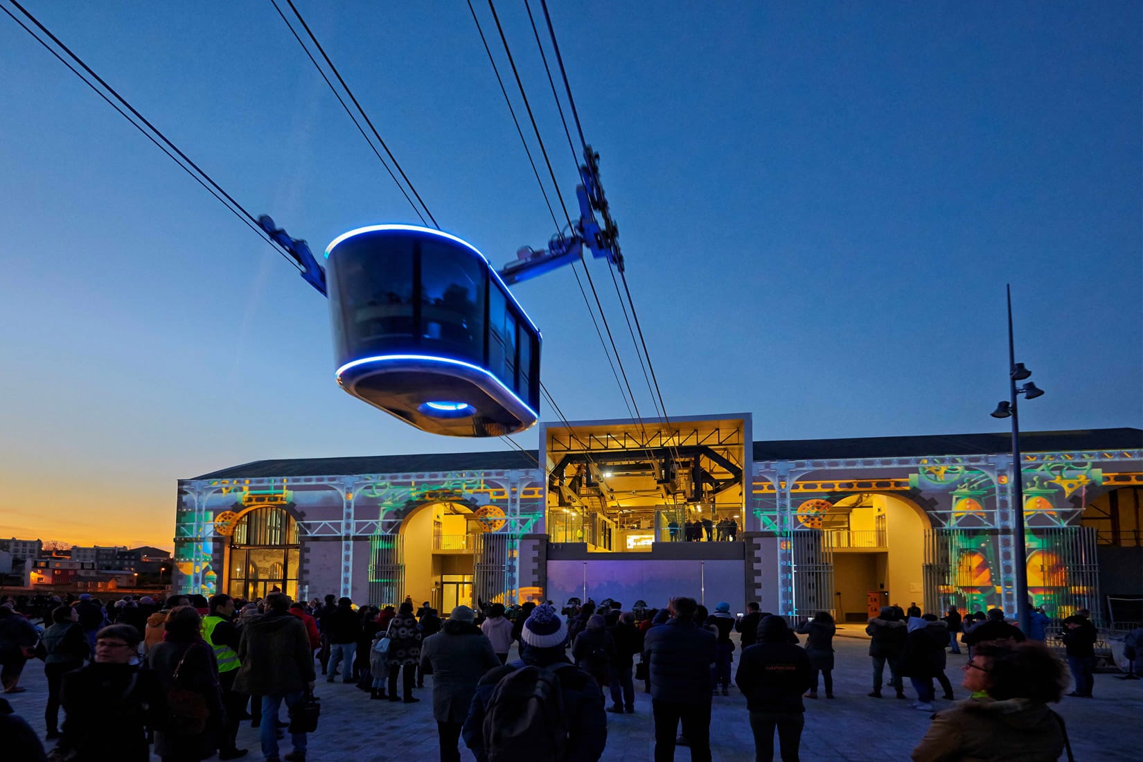 The cable car and the Capucins workshops © Tourist Office of Brest Metropole