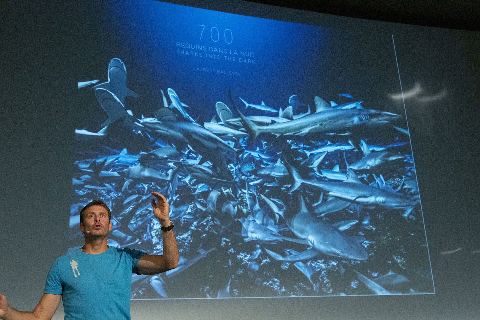 Conférence scientifique, Laurent Ballesta - © Océanopolis