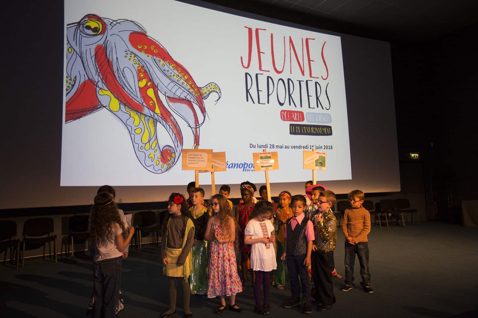 Jeunes Reporters des Arts et des Sciences à Océanopolis - © Océanopolis