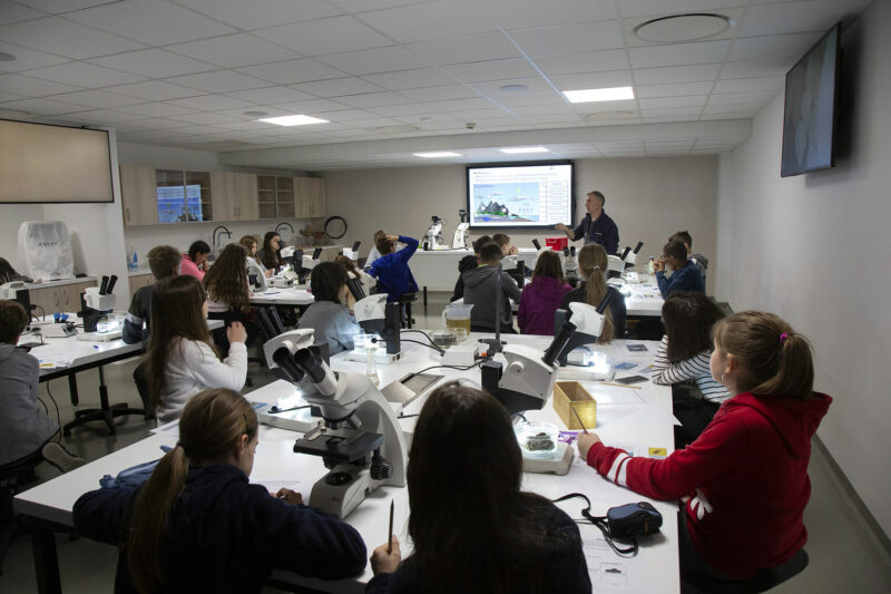 Salle de travaux pratiques - © Océanopolis