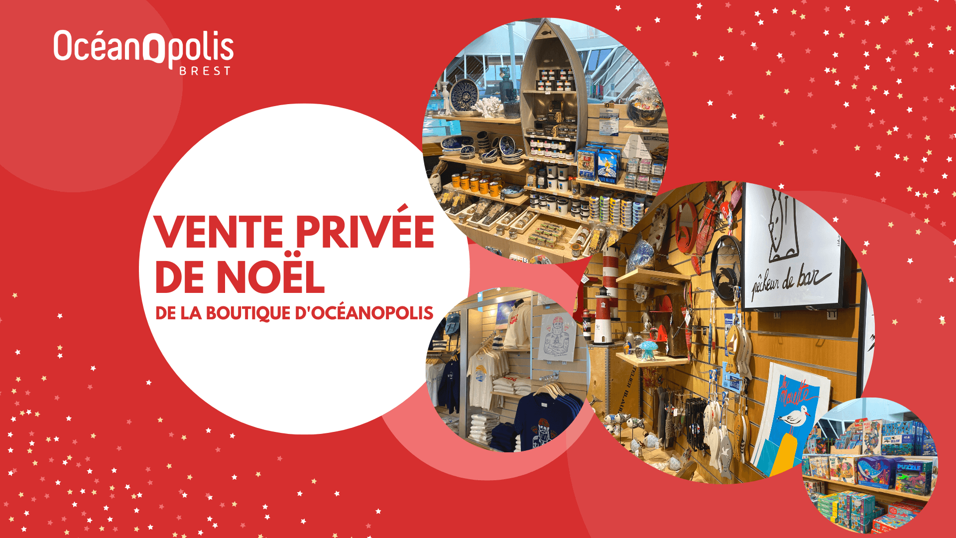 Affiche ventes privées Noël 2022