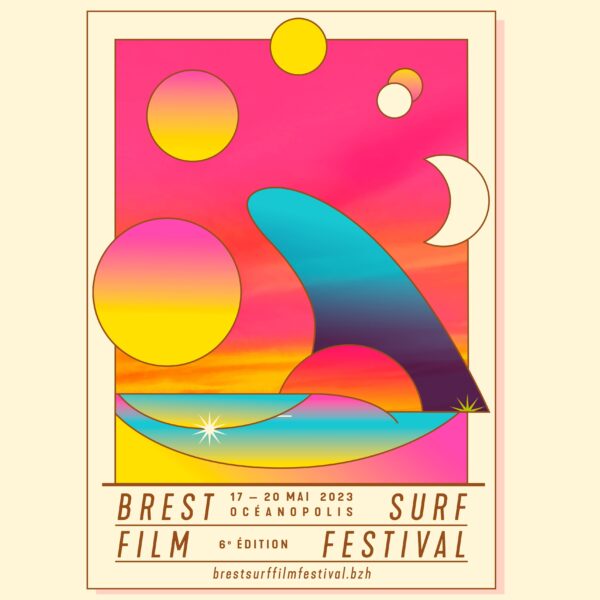 Affiche du Brest Surf Film Festival 2023