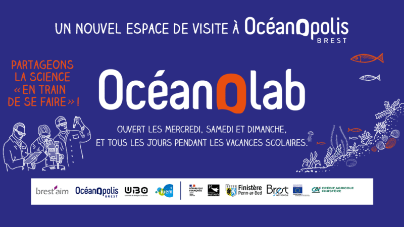 Visuel Océanolab à Océanopolis