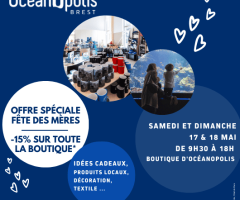 E-cartes cadeaux et 15% de réduction en boutique pour la fête des mères & des pères !