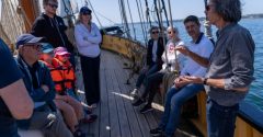 Atelier de médiation Objectif Plancton à bord de la Recouvrance !