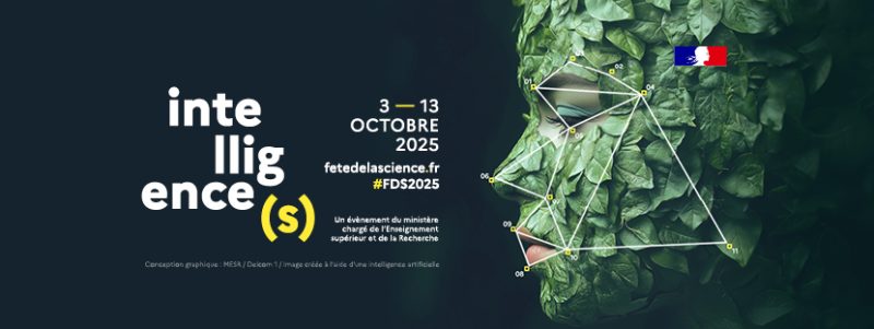 Visuel officiel de la Fête de la Science 2025
