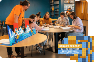 Animations des vacances de la Toussaint avec l'animation briques de LEGO®