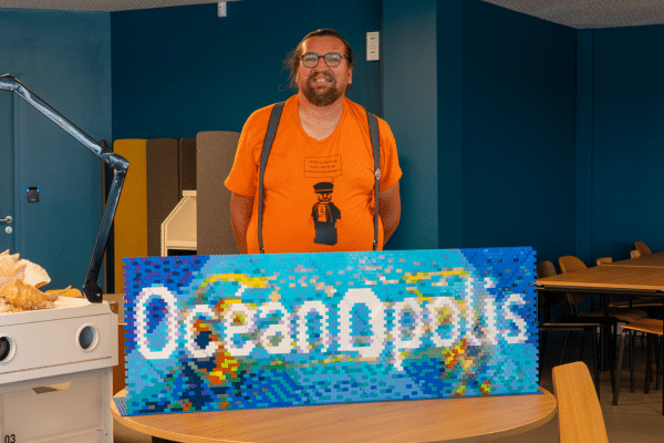 Construction en briques de LEGO® Océanopolis vacances d ela Toussaint ©Sylvain Le Cann